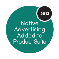 Native Advertising Added to Product Suite