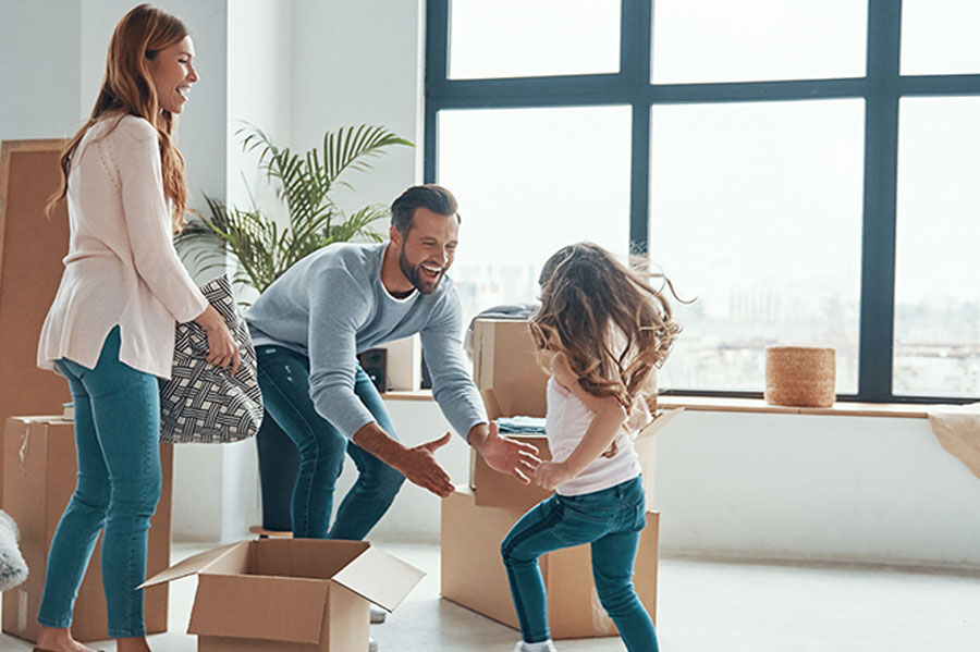 Family moving in