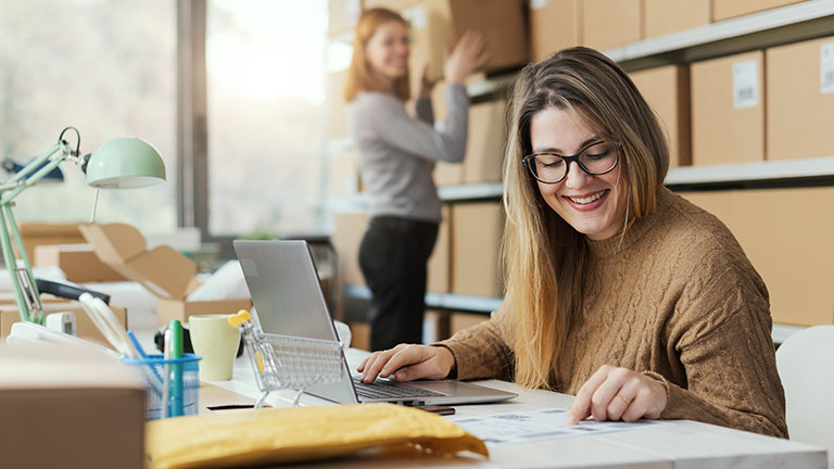 Ecommerce shop owner