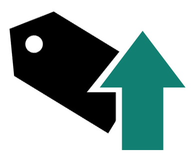 Increased sales icon